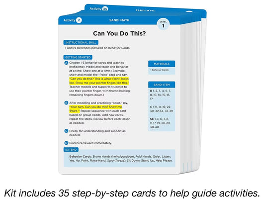 SANDI Instructional Kit: Math - Level 1 - US 7310