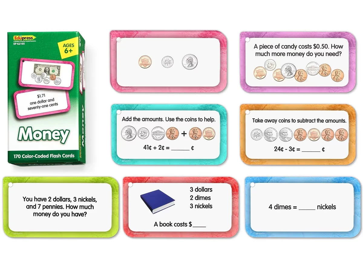 Money Flash Cards - US 7481