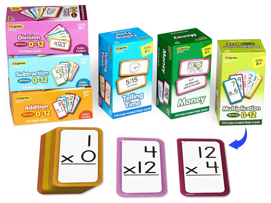 Math Skills Flash Card Library - US 9206