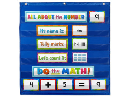 Numbers & Counting Pocket Chart Activity Cards - US 9776