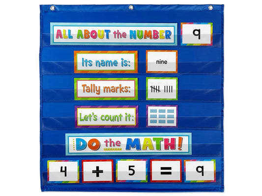 Numbers & Counting Pocket Chart Activity Cards - US 9776