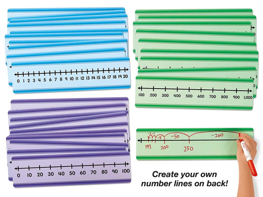Student Write & Wipe Number Lines - Whole Numbers - US 4553