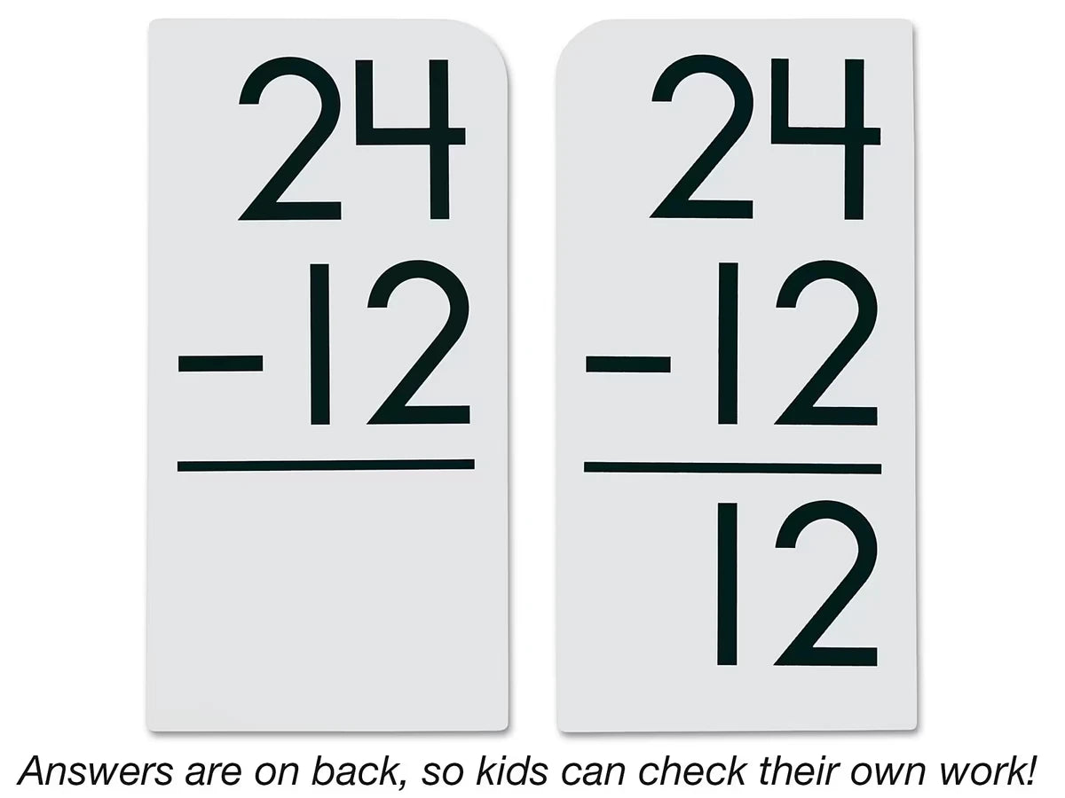 Subtraction All Facts 0-12 Flash Cards - US 2149