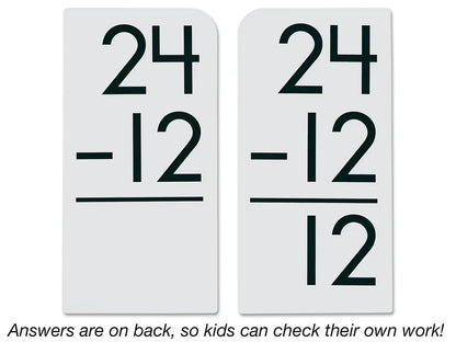 Subtraction All Facts 0-12 Flash Cards - US 2149