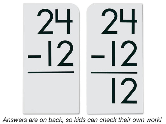 Subtraction All Facts 0-12 Flash Cards - US 2149