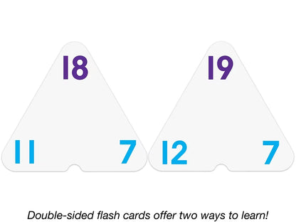 Addition & Subtraction Three-Corner® Flash Cards - US 2617