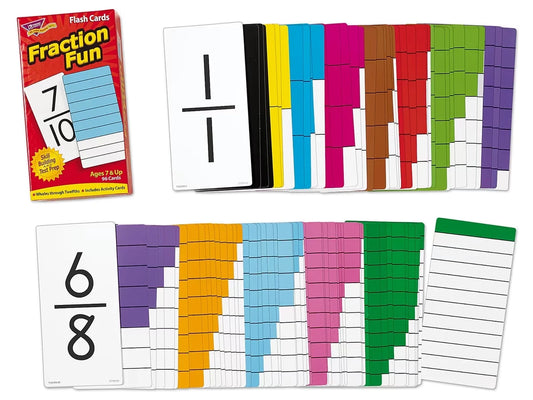 Fraction Fun Flash Cards- 96 Cards - US 3110