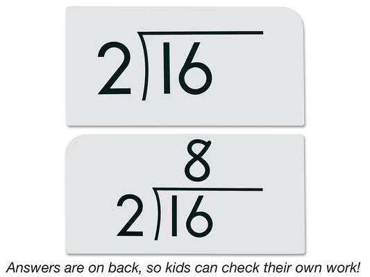 Division All Facts 0-12 Flash Cards - US 4463