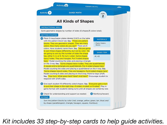 SANDI Instructional Kit: Math - Level 2 - US 1674
