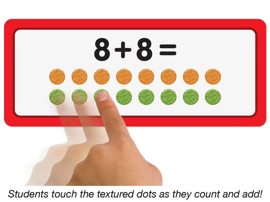 Touch & Match Sensory Addition Cards - US 7582