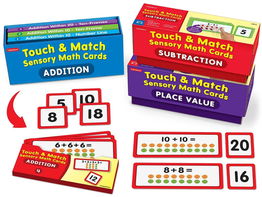 Touch & Match Sensory Math Cards - Complete Set - US 1482