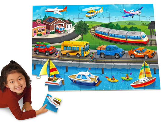 Transportation Floor Puzzle - US 8187