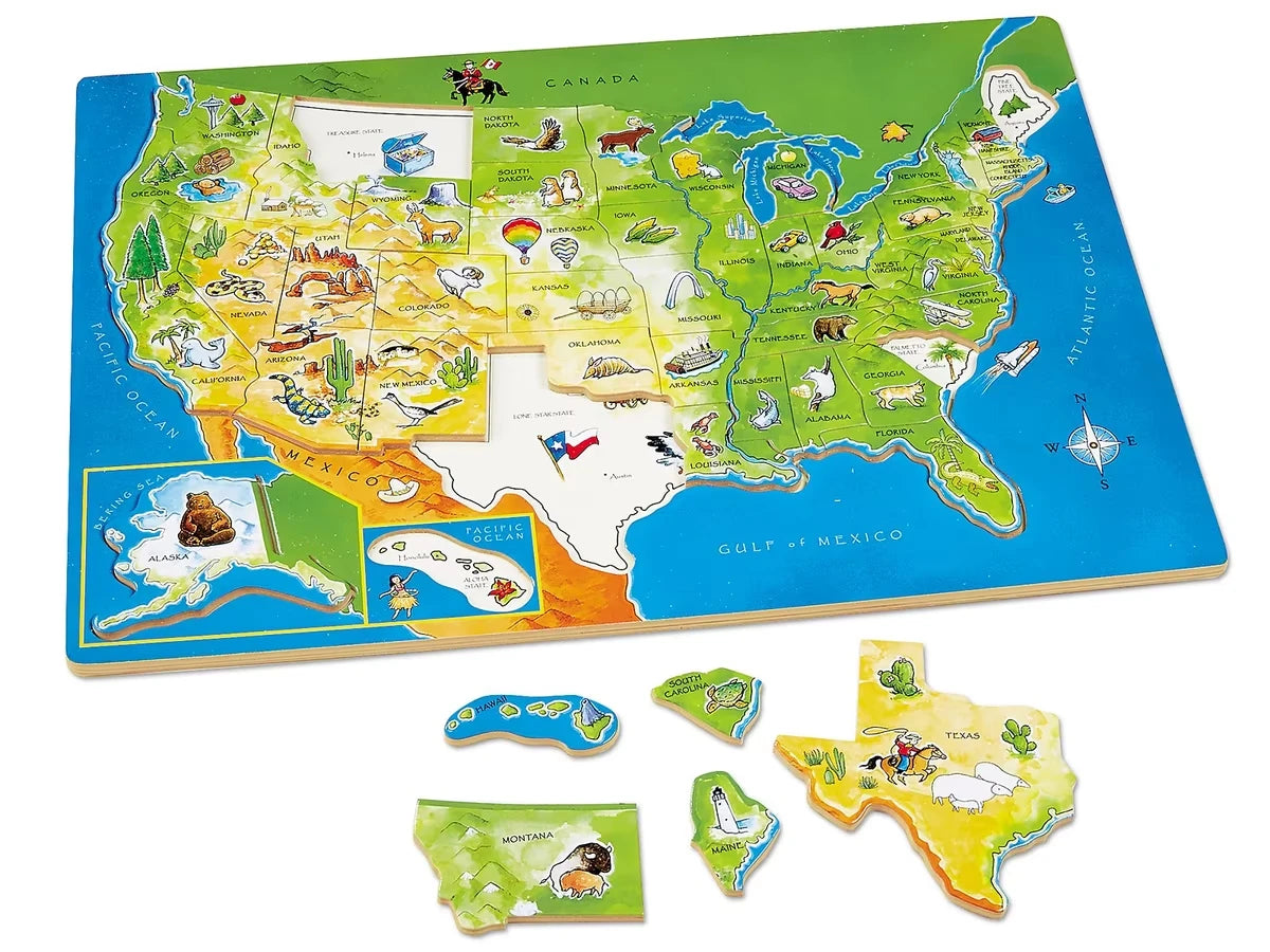 U.S.A. Map Puzzle - US 5606
