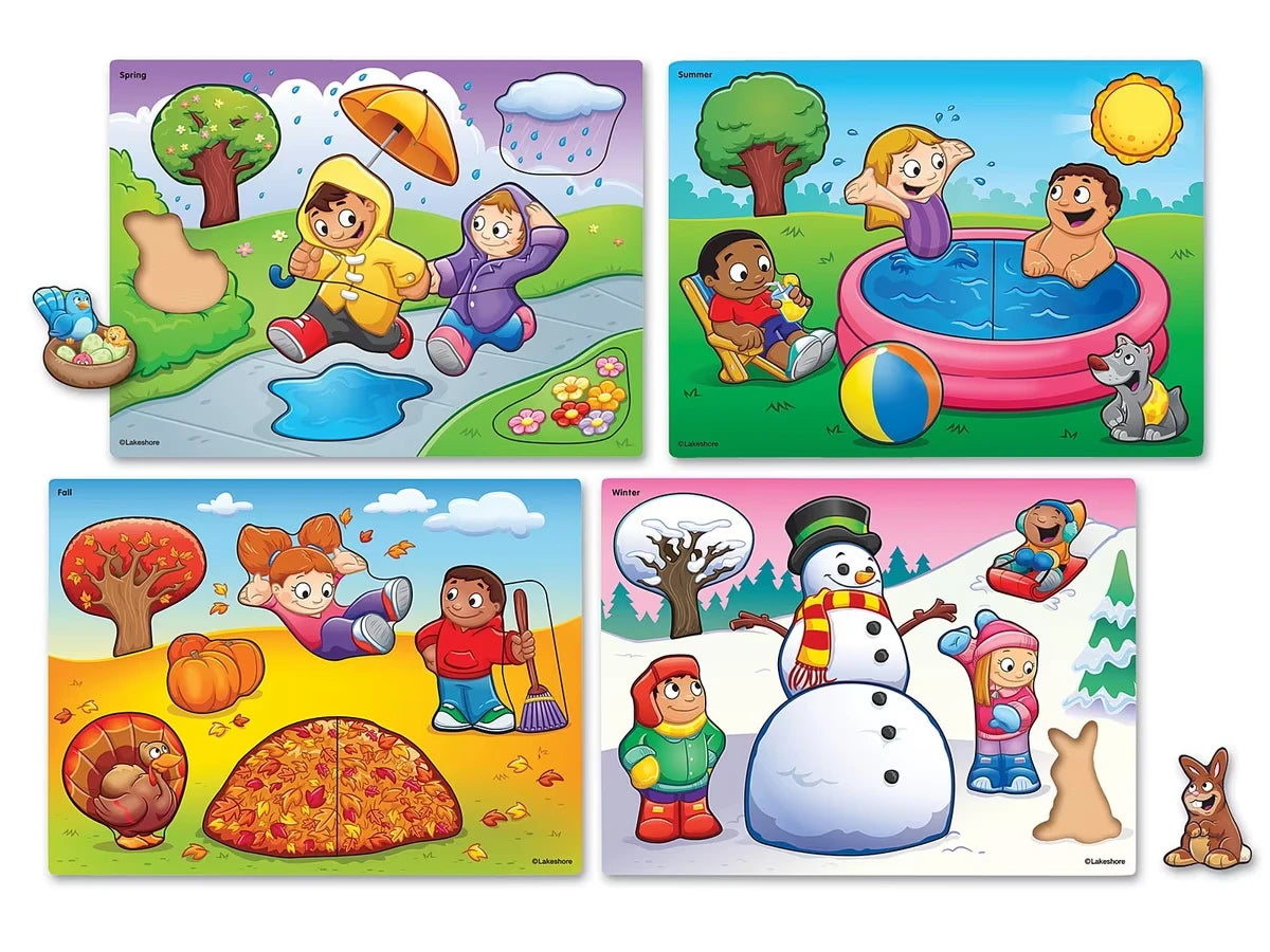 Seasons and Weather Puzzle Set - US 6248
