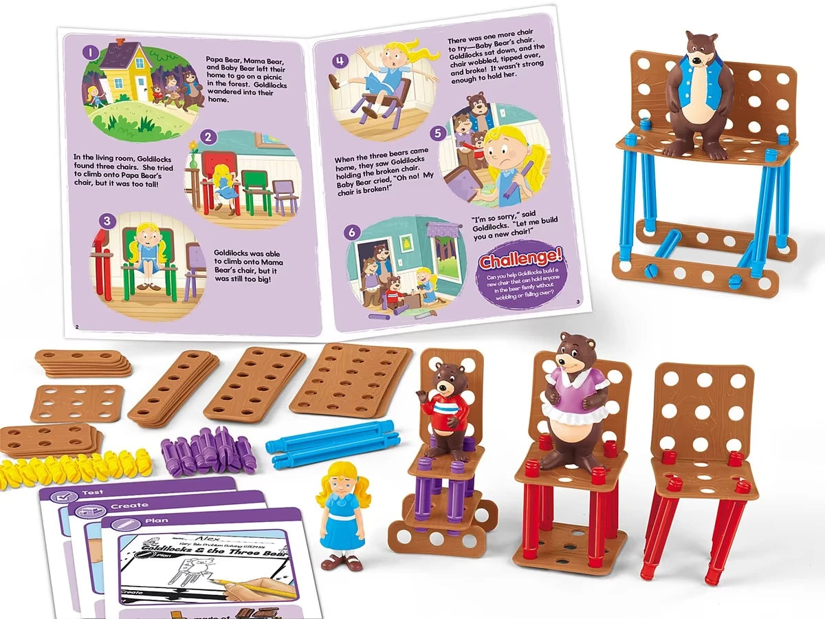 Goldilocks & the Three Bears Problem Solving STEM Kit - US 5961