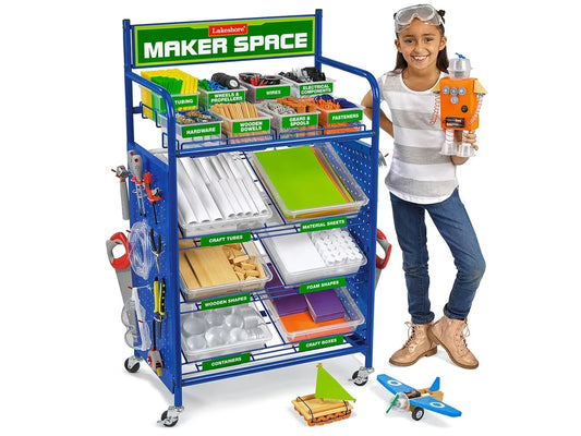 Maker Space Mobile Project Cart - Fully Loaded - US 4417