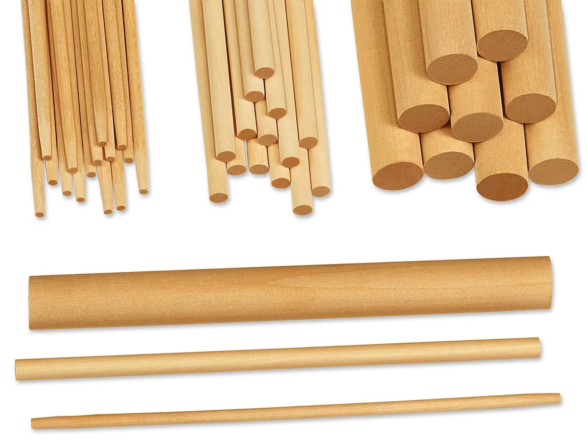 Maker Space Wooden Dowels Pack - US 8475