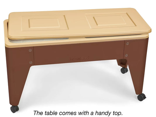 Preschool Two-Station Sand & Water Table - Natural Colors - US 3572