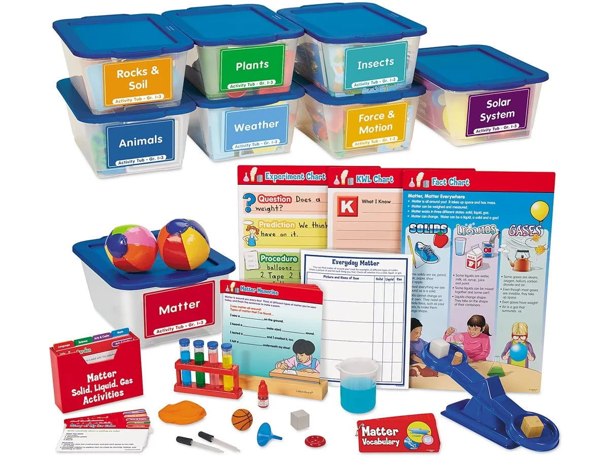 Learning Science Activity Tubs - Gr. 1-3 - Complete Set - US 4694