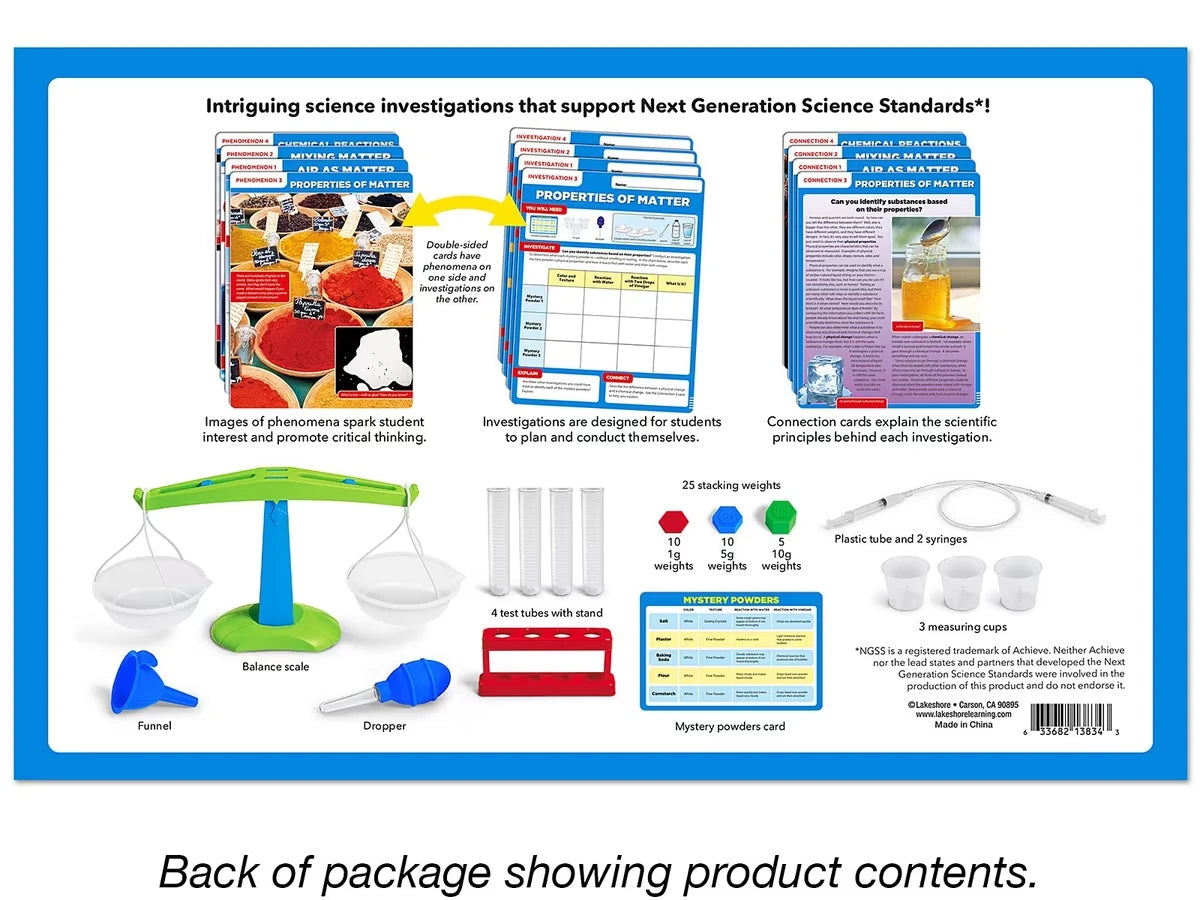 Meet the Standards Properties of Matter Kit - Gr. 5 - US 3300