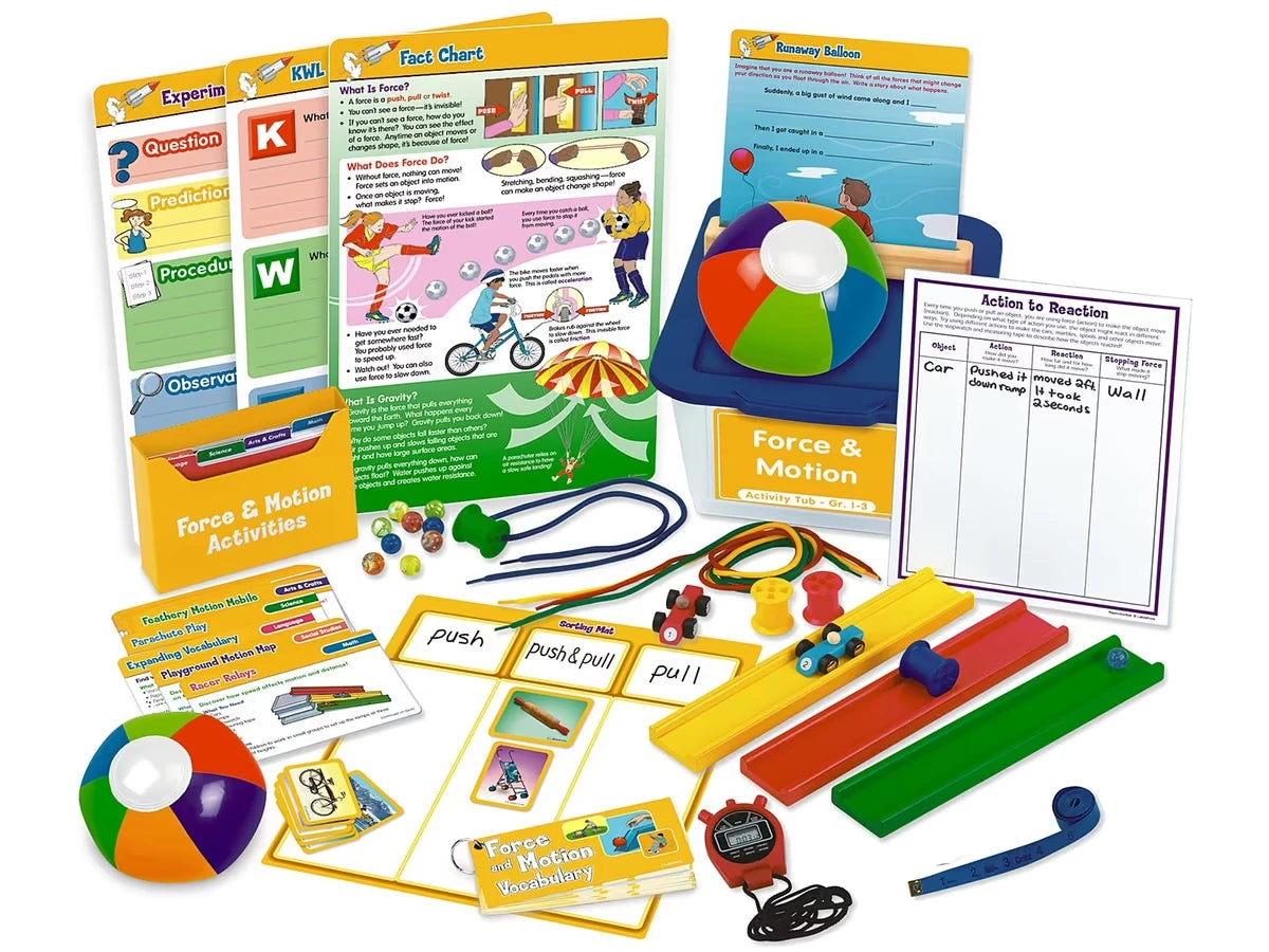 Force & Motion Activity Tub - Gr. 1-3 - US 1529