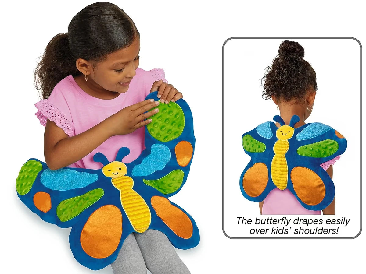 Weighted Washable Sensory Butterfly - US 9080