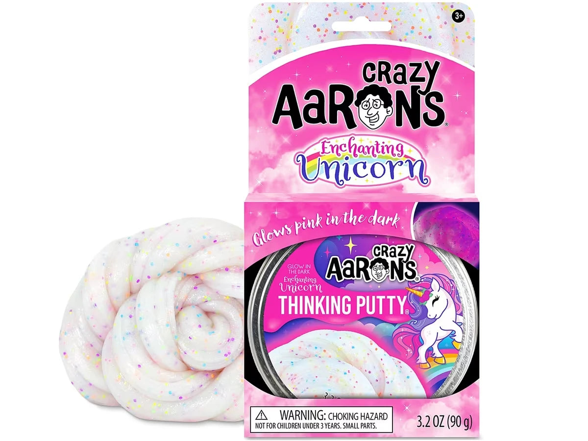 Crazy Aaron’s Glow-In-The-Dark Putty - Enchanting Unicorn - US 9094