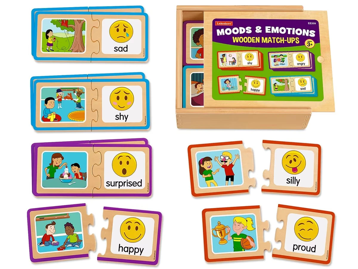 Moods & Emotions Wooden Match-Ups - US 1092
