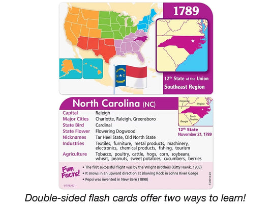 States & Capitals Pocket Flash Cards - US 4913
