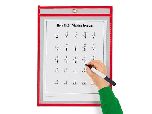 Reusable Write & Wipe Pocket - US 5919