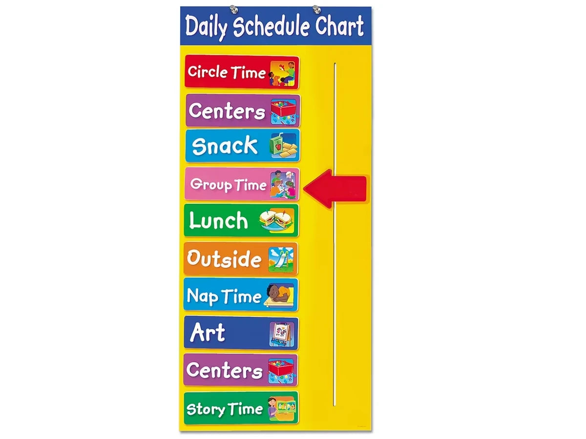 What Will We Do Today? Schedule Chart - US 7044