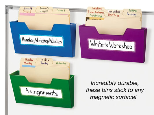 Magnetic Folder Bins - Set of 3 - US 8063
