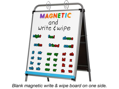 Flex-Space Double-Sided Mobile Teaching Easel - US 6558