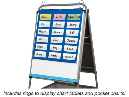 Flex-Space Double-Sided Mobile Teaching Easel - US 6558