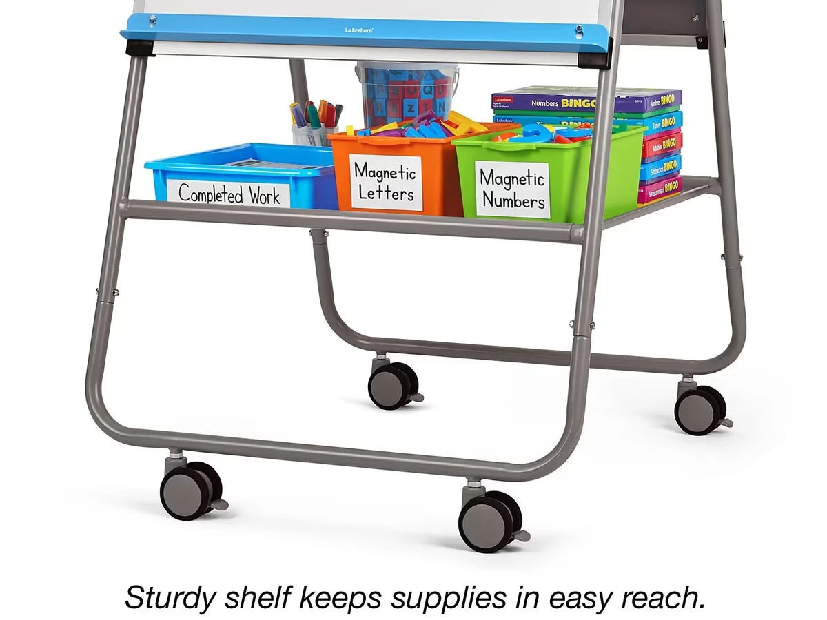 Flex-Space Double-Sided Mobile Teaching Easel - US 6558