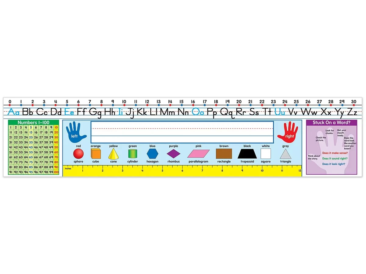 Traditional Manuscript Self-Adhesive Reference Nameplates - Gr. 1-3 - US 1582