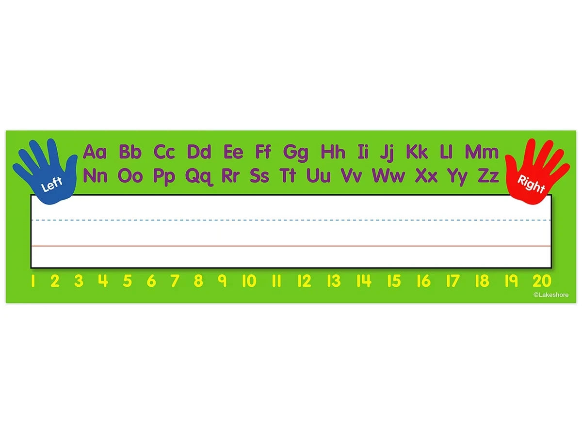 Lakeshore Alphabet Reference Nameplates - Pre K-K - US 3803