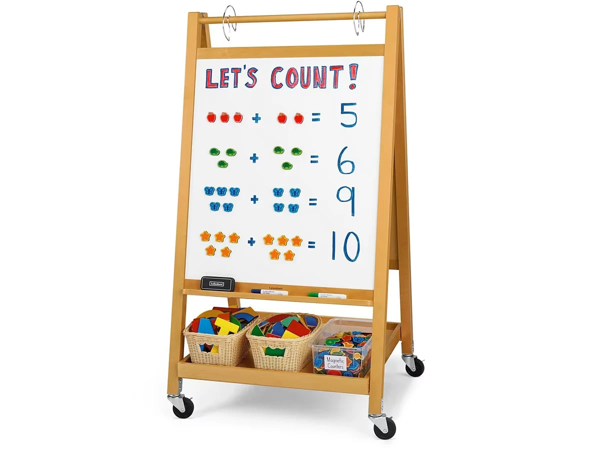 Hardwood Mobile Teaching Easel - US 2065