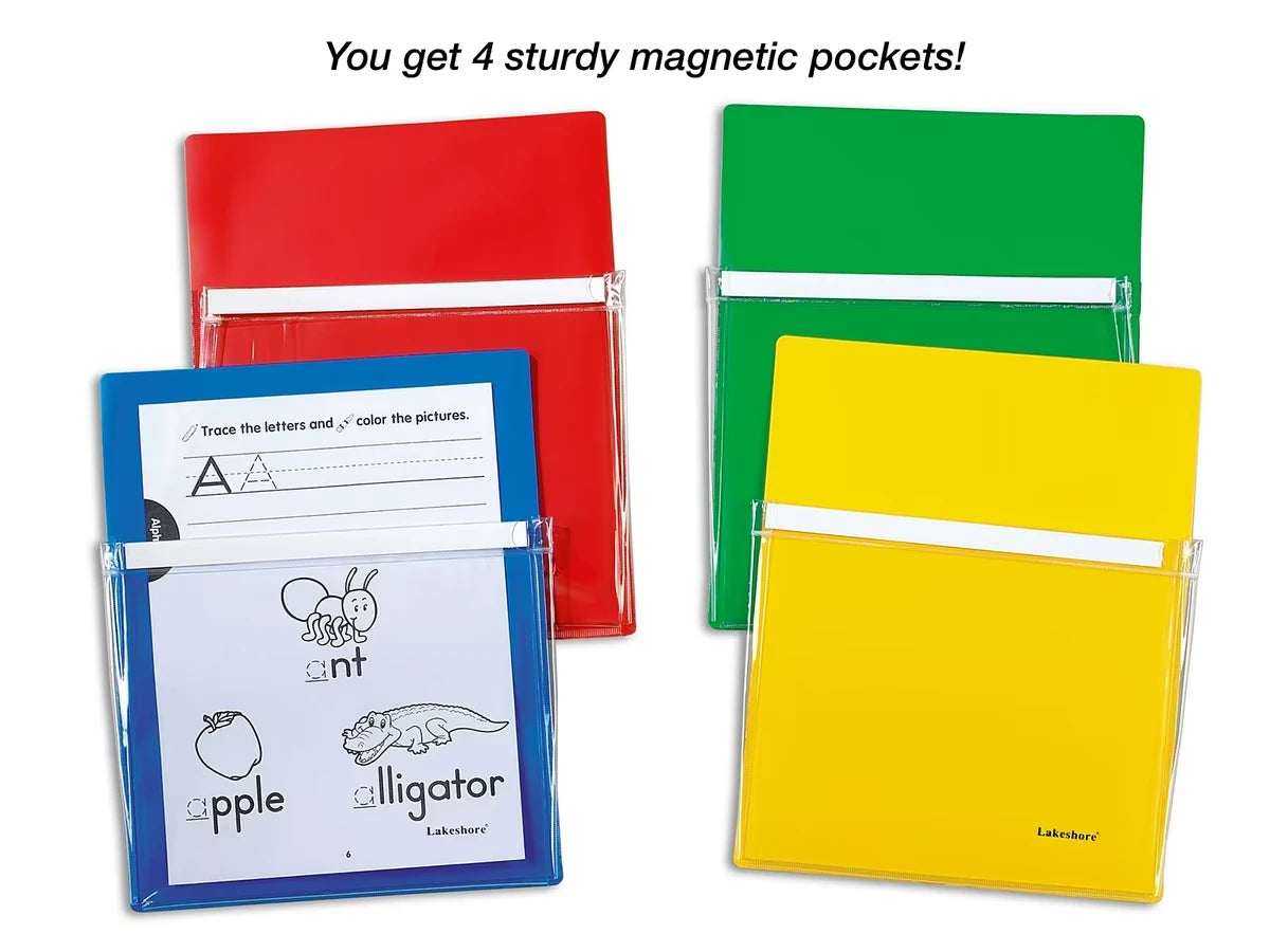 Magnetic Paper Pockets - Set of 4 - US 9578
