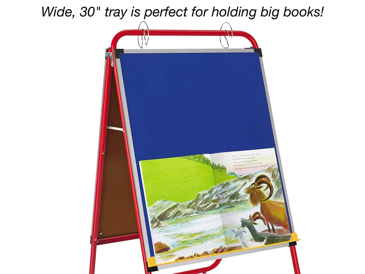 All-Purpose Teaching Easel with Locking Casters - US 9834