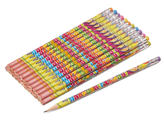 Happy Birthday! Pencils - Set of 24 - US 9566