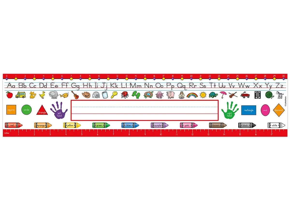 Lakeshore Traditional Manuscript Reference Nameplates - Pre K-K - US 4374