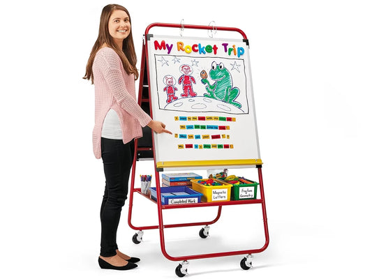 All-Purpose Mobile Teaching Easel - Elementary - US 5575