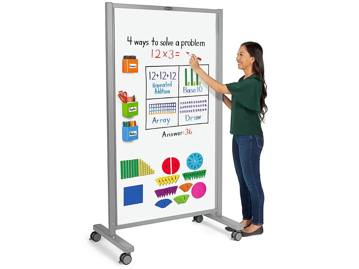 Flex-Space Mobile Magnetic Double-Sided Whiteboard - US 3933