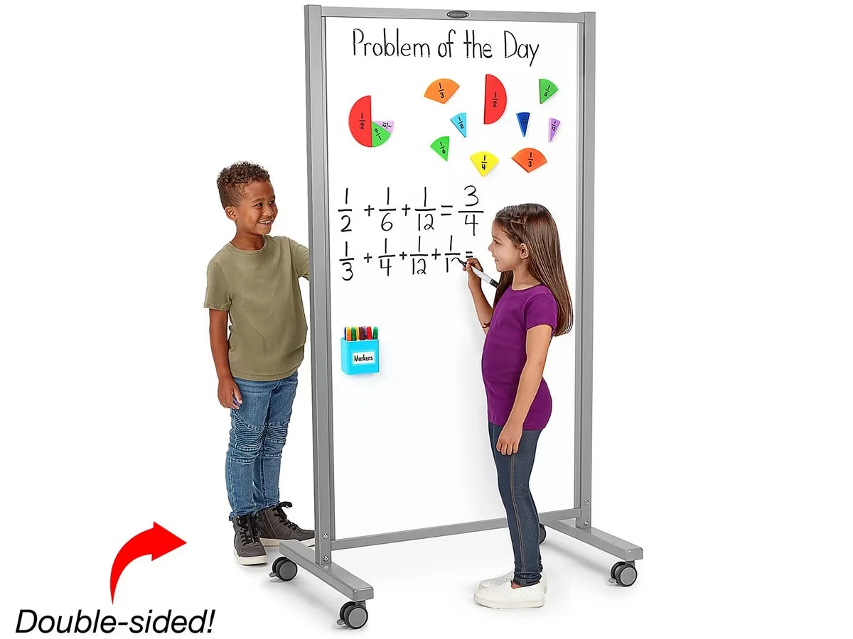 Flex-Space Mobile Magnetic Double-Sided Whiteboard - US 3933