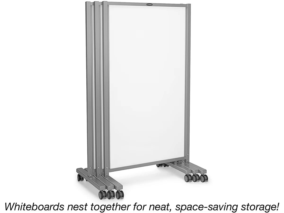 Flex-Space Mobile Magnetic Double-Sided Whiteboard - US 3933
