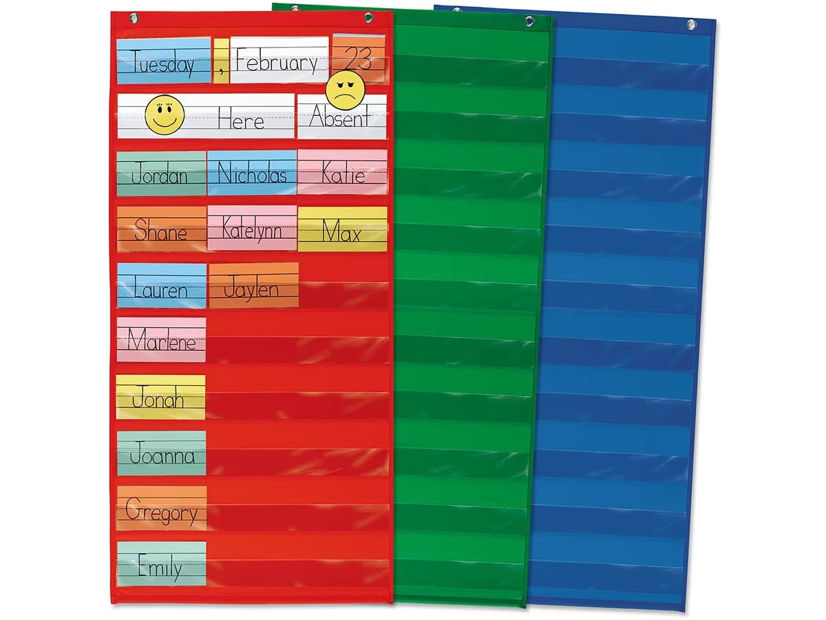 Space-Saver Pocket Chart - US 7336
