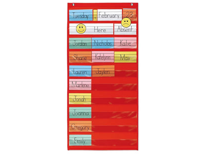 Space-Saver Pocket Chart - US 7336