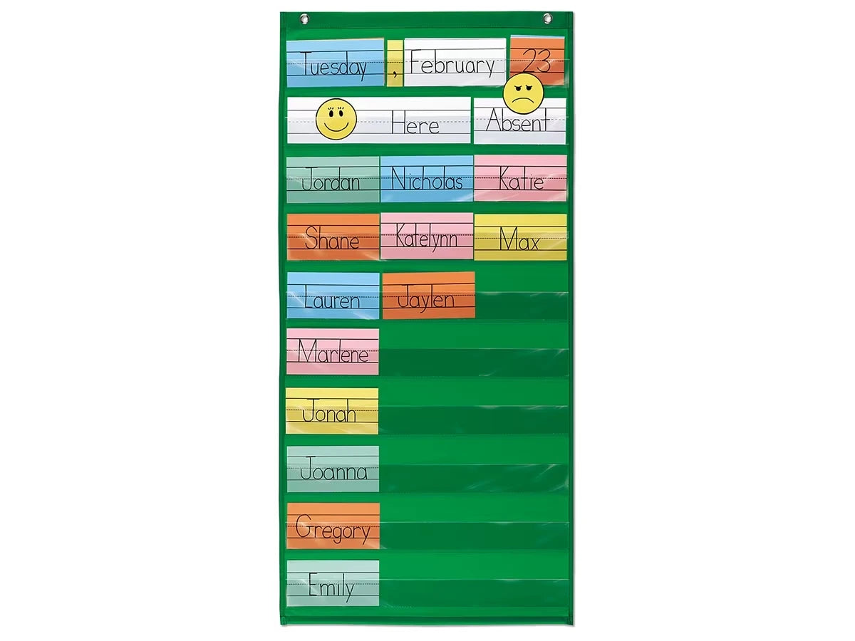 Space-Saver Pocket Chart - US 7336