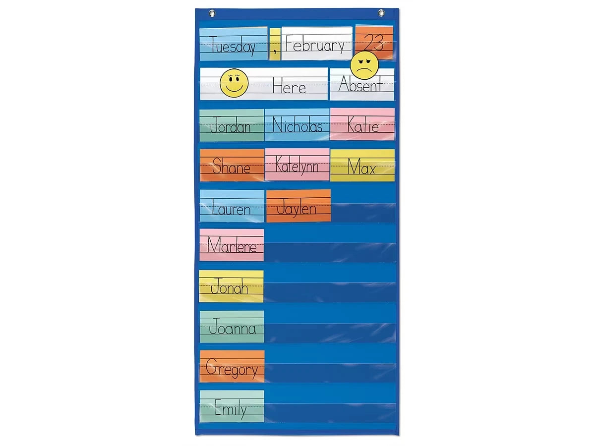Space-Saver Pocket Chart - US 7336